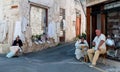 Women Knitting